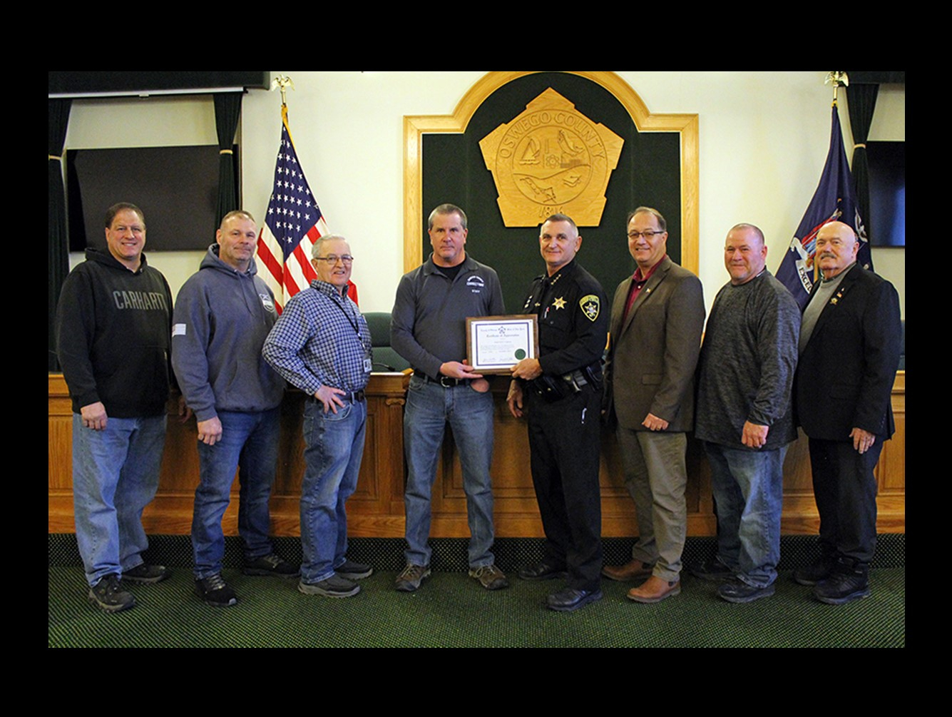 Honoring Ferguson's Three Decades with Oswego County