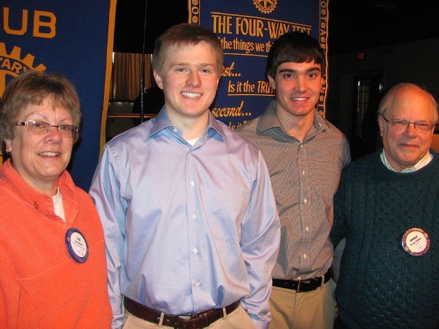 ENACTUS Presents to Oswego Rotary