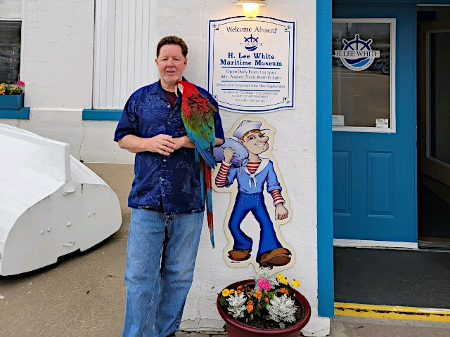 Kids Photo Workshop with "Freddy the Parrot" at H. Lee White Maritime Museum Oct. 15th, 22nd
