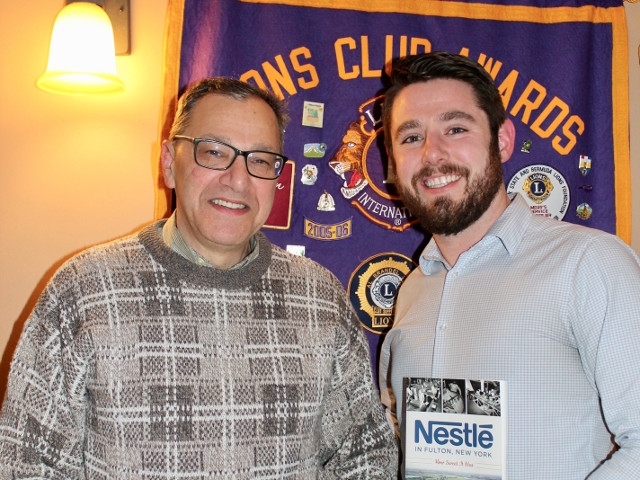 Author Farfaglia Speaks to Fulton Lions on ‘Nestle’, ‘Dizzy Block’ Books