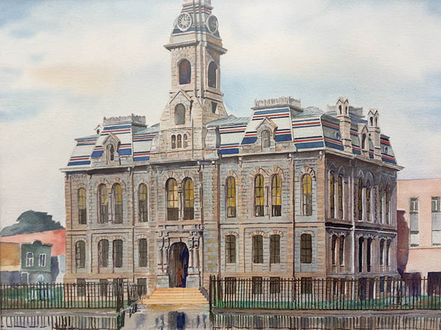 Watercolors of Oswego County: Eugenijs Kaskin exhibit at the Oswego Public Library