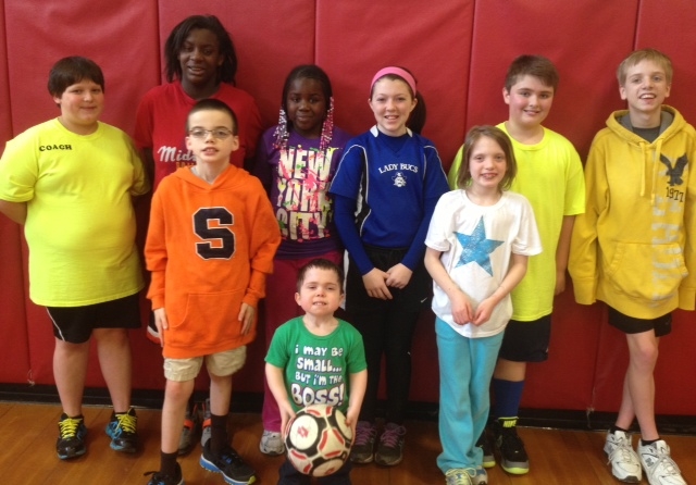 Soccer program designed for children with disabilities