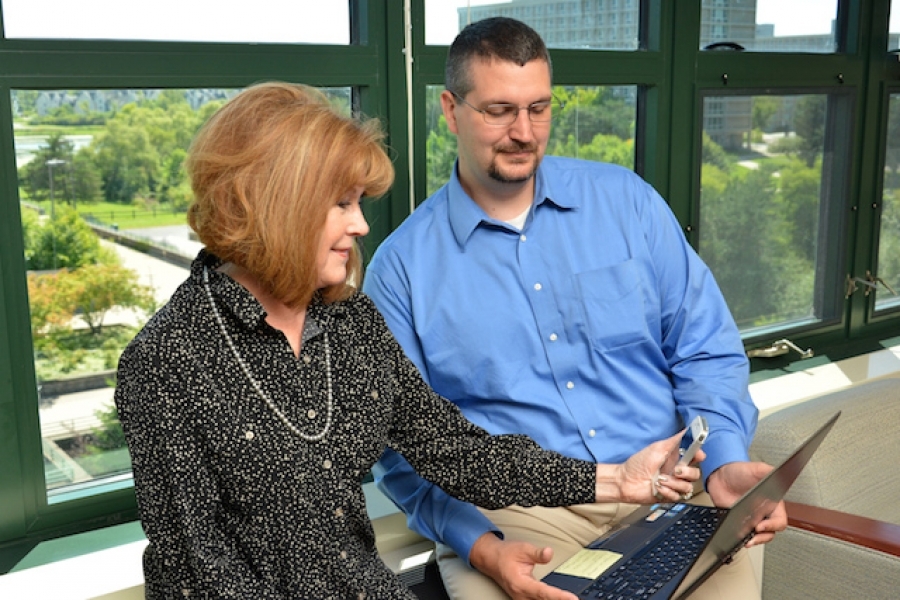 SUNY Oswego Faculty-Student Team Producing Stress-Reduction App