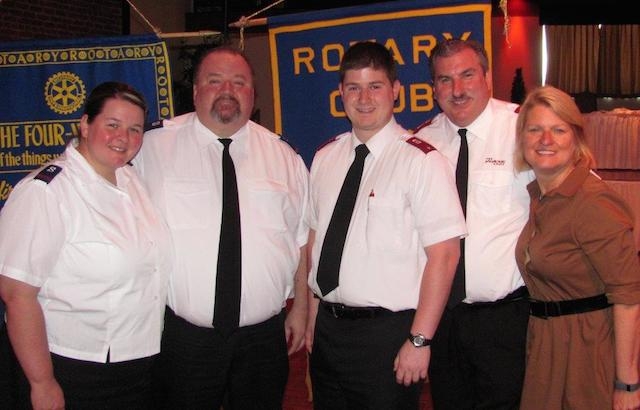 Oswego Rotary Hosts Salvation Army Members