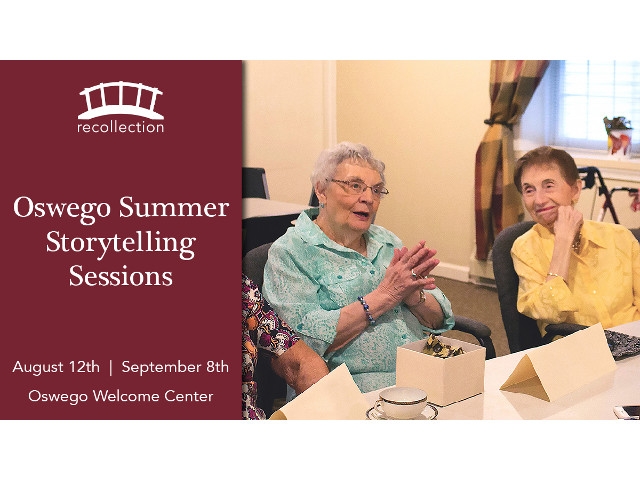 Recollection Summer Storytelling Sessions For Adults Starting Aug 12th