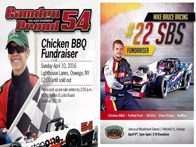 Camden Proud, Mike Bruce Racing Fundraisers April 9 and 10