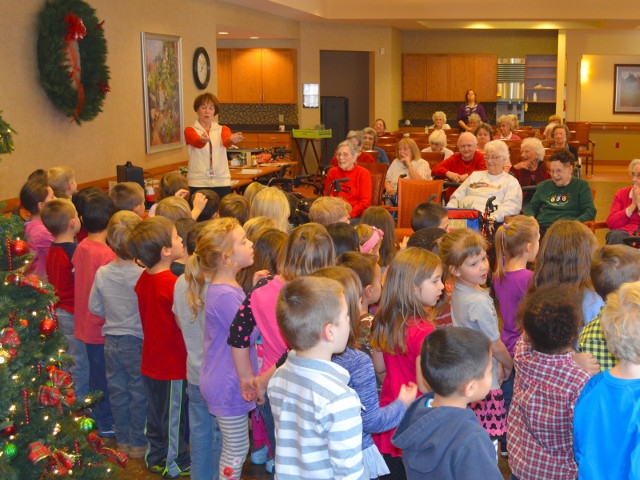 St. Francis Commons Residents Enjoy Sounds of Season