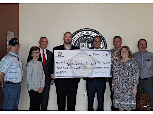 Oswego County Legislature Awards Cayuga Community College $400,000