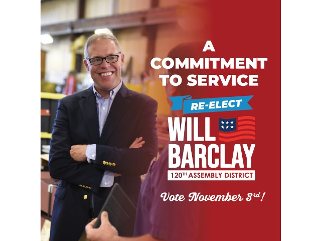 Unshackle Upstate, Business Council of NYS  Endorse Barclay for Assembly