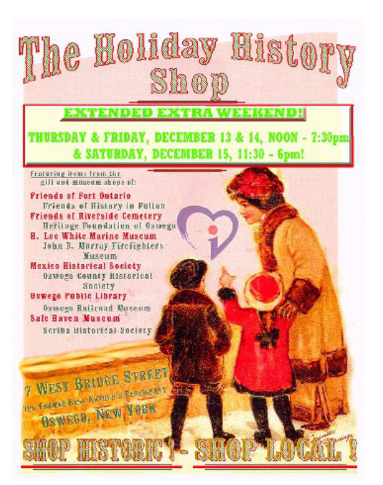 Holiday History Shop extends